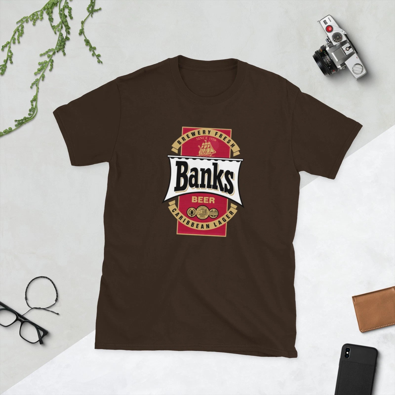 Banks Beer Shirt Barbados Caribbean Lager Tee