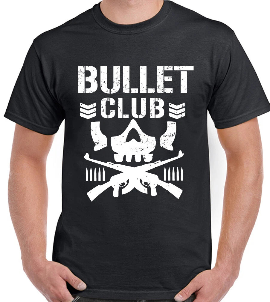 BULLET CLUB Wrestling T-Shirt 100% Cotton
