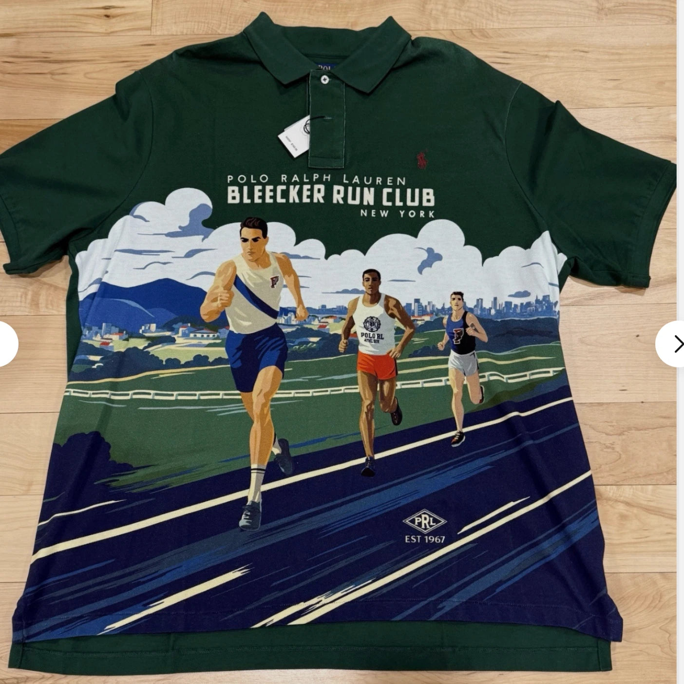 Ralph Lauren Polo Stadium P-wing NY Bleeker Run Club Graphic Size L BNWT