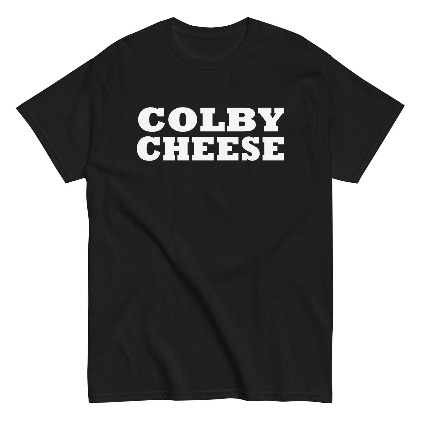 Colby Cheese Food Halloween Simple Costume Party Funny T-Shirt New Graphic Gift
