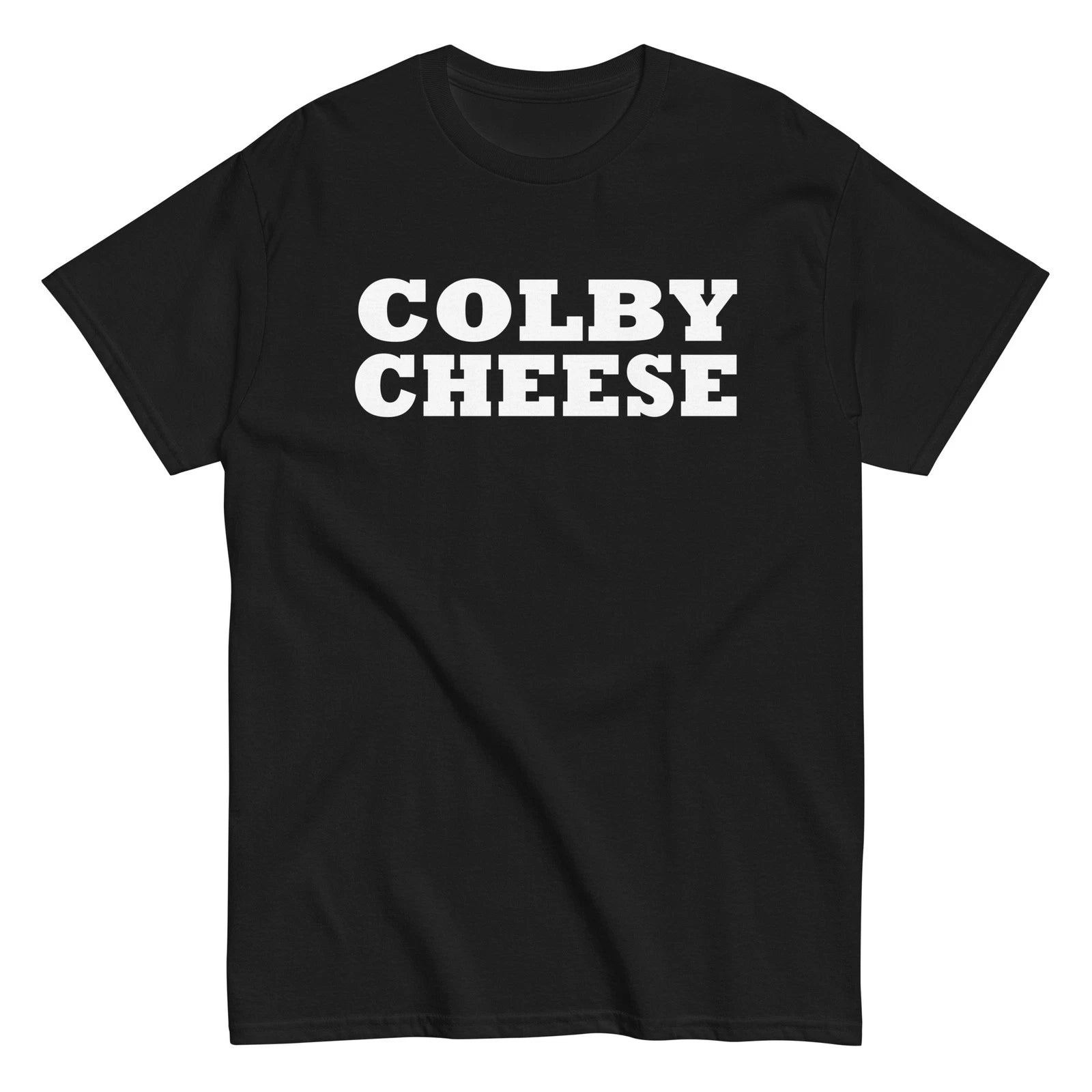 Colby Cheese Food Halloween Simple Costume Party Funny T-Shirt New Graphic Gift