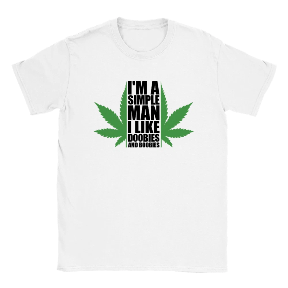 I'm a Simple Man.  I Like Doobies and Boobies - Classic Unisex Crewneck T-shirt
