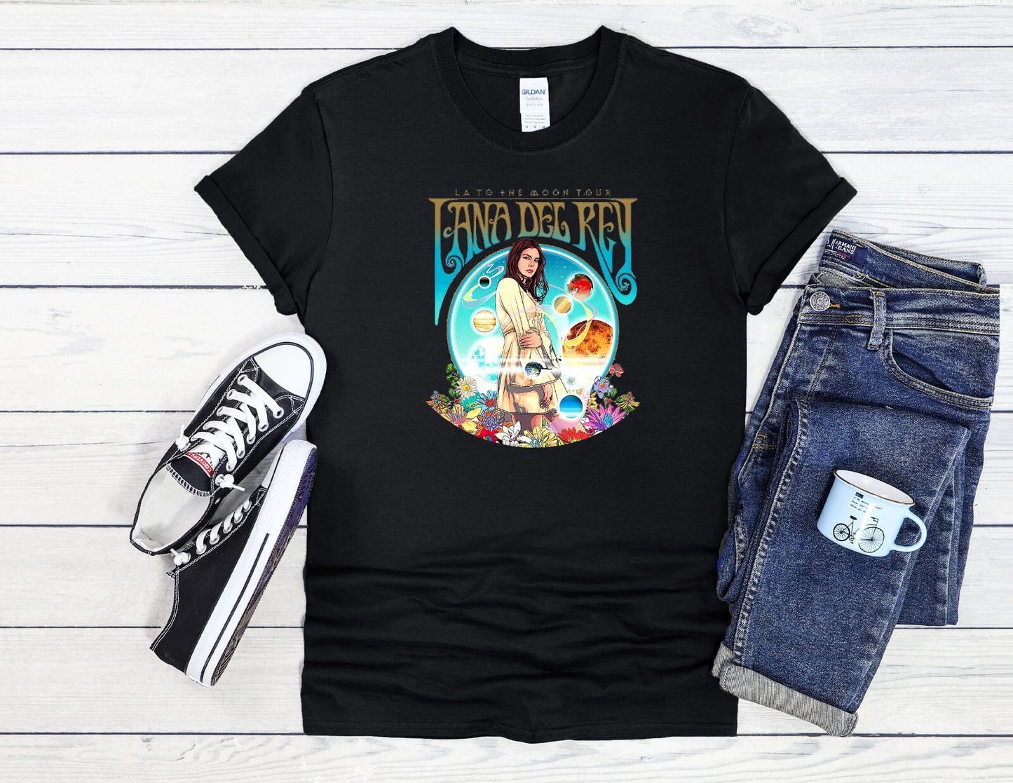 Lana Del Rey T-Shirt LA To Moon Tour Men Women Unisex Shirt Hoodie Baseball 4278