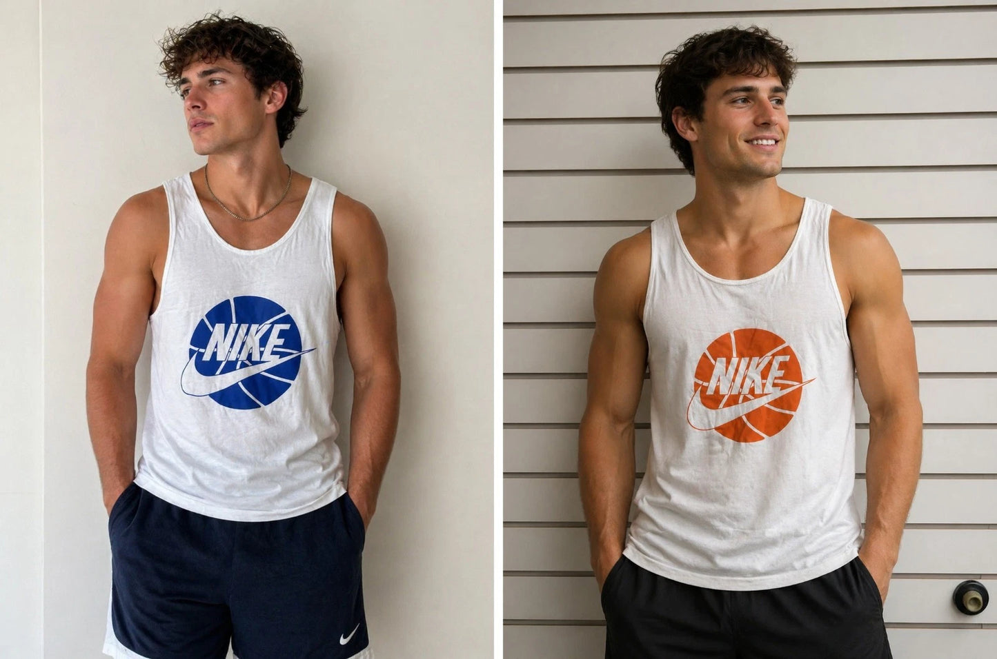 VINTAGE RETRO MEN'S NIKE BASKETBALL TANK ( MEDIUM, LARGE, X-LARGE ) NEW