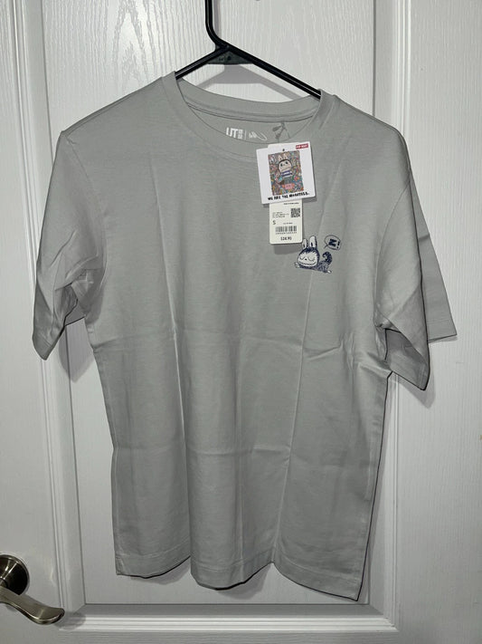 "We Are The Monsters" Labubu Pop Mart t-shirt NWT - Light Grey size S