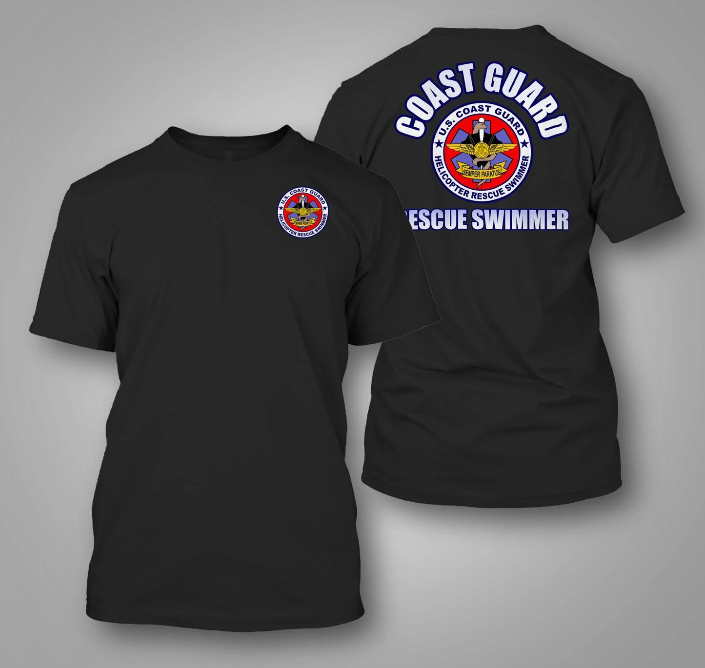 US Coast Guard Rescue Swimmer - custom men's T-Shirt Tee