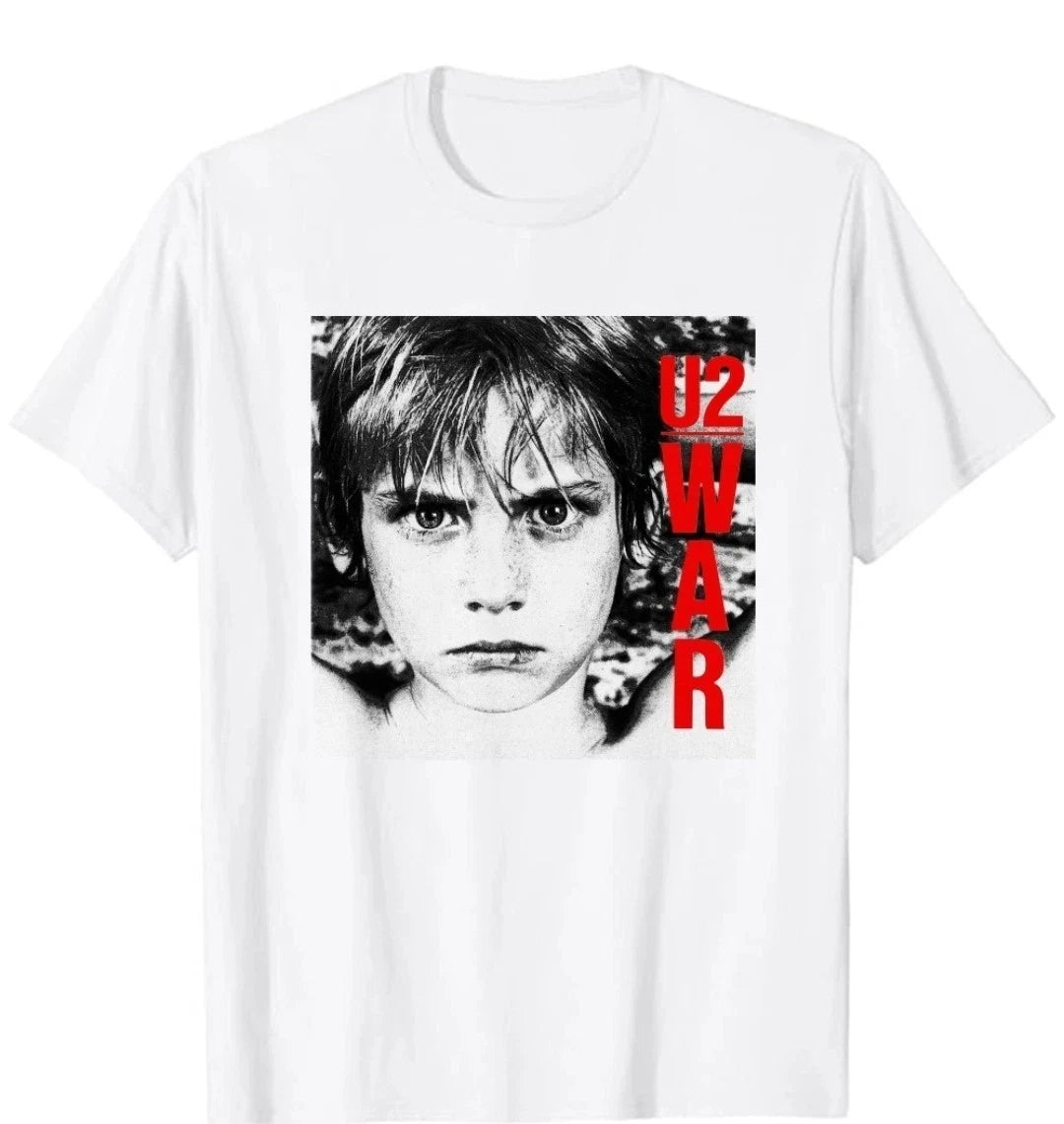 U2 WAR NEW T-SHIRT All sizes S M L XL XXL 3 4 XL Black White