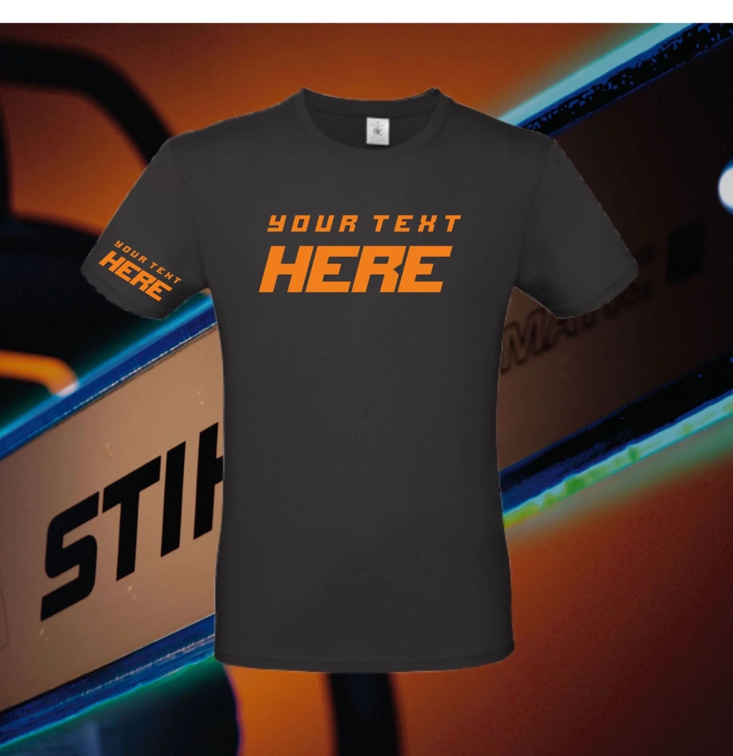 Powertools inspired Custom T-shirt Birthday Gift T-Shirt DIY Top Workwear