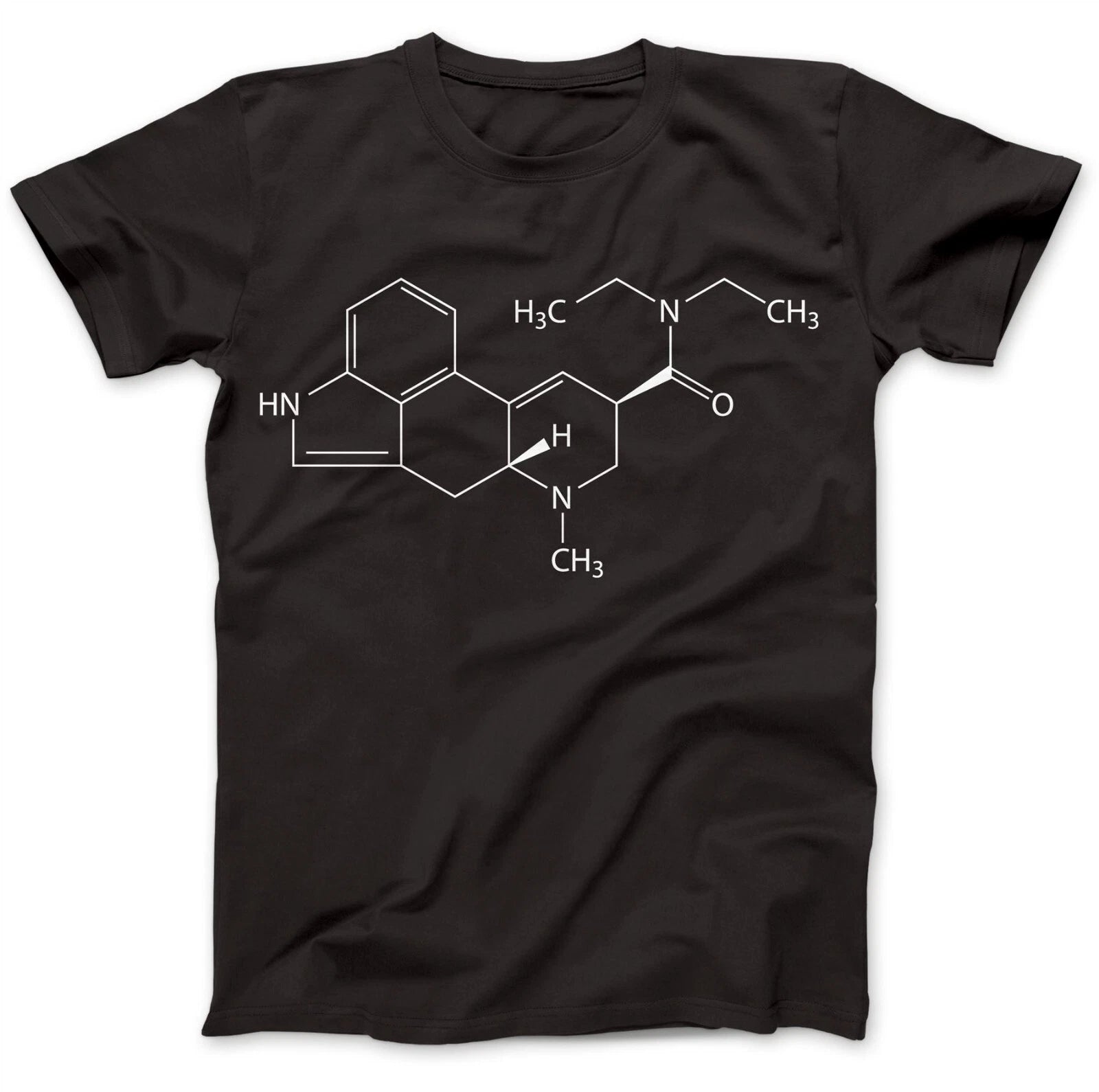 NEW LSD Molecule Acid Psychedelics T-Shirt Cotton Terence McKenna DMT S TO 5XL
