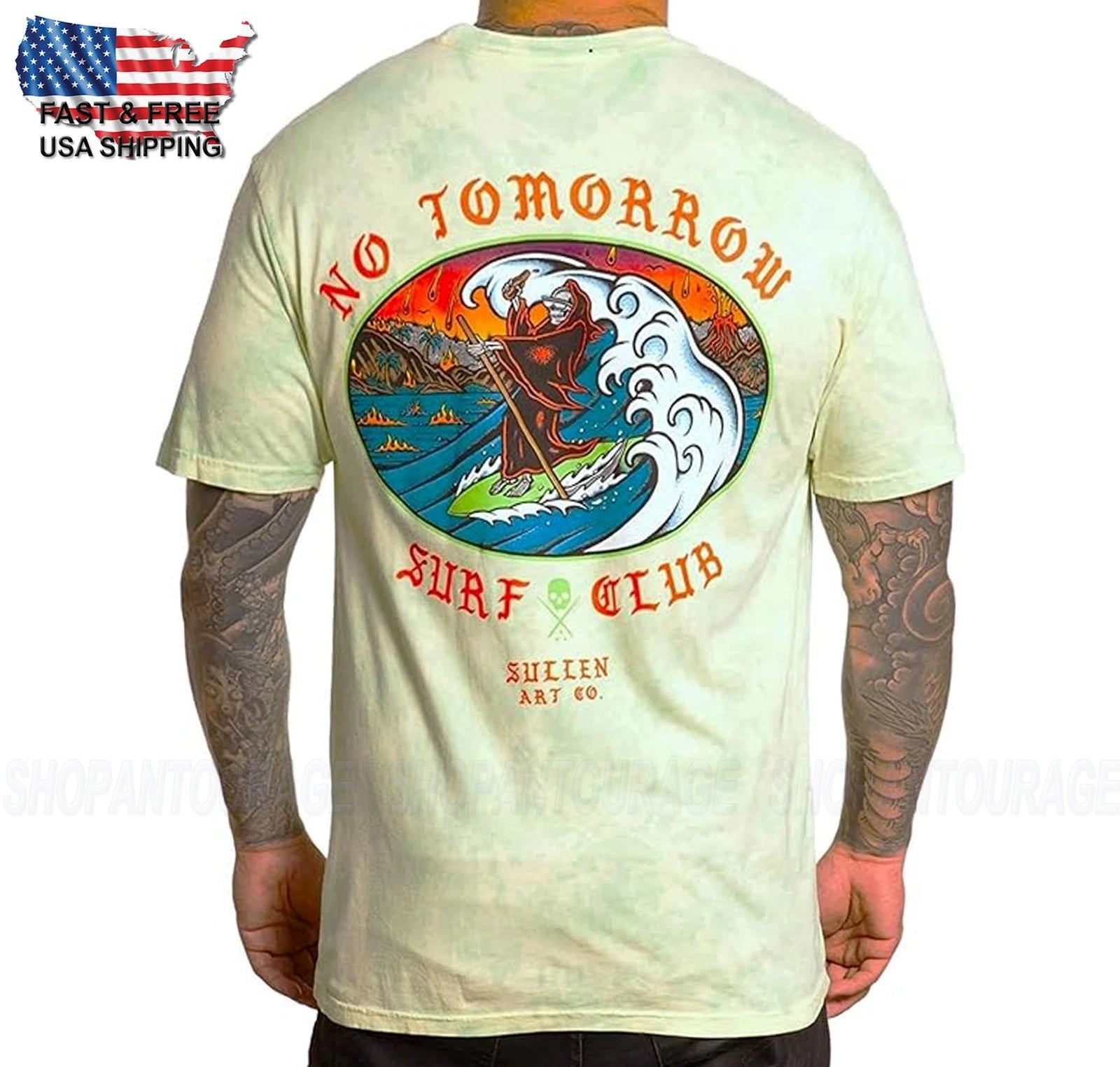 Sullen Art Collective No Tomorrow Premium SCM4196 Short Sleeve T-shirt For Men