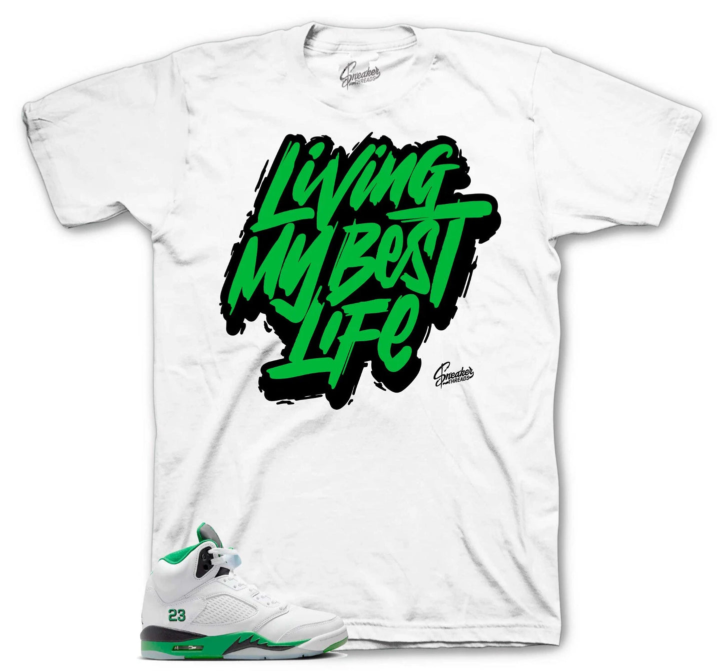 Shirt To Match Jordan 5 Lucky Green Shoes - Living Life