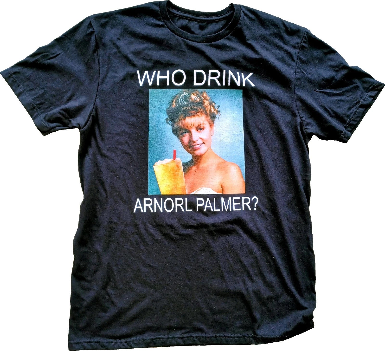 Who Drink Arnorl Palmer? Short Sleeve T-Shirt Laura Arnold Iced Tea Twin Peaks