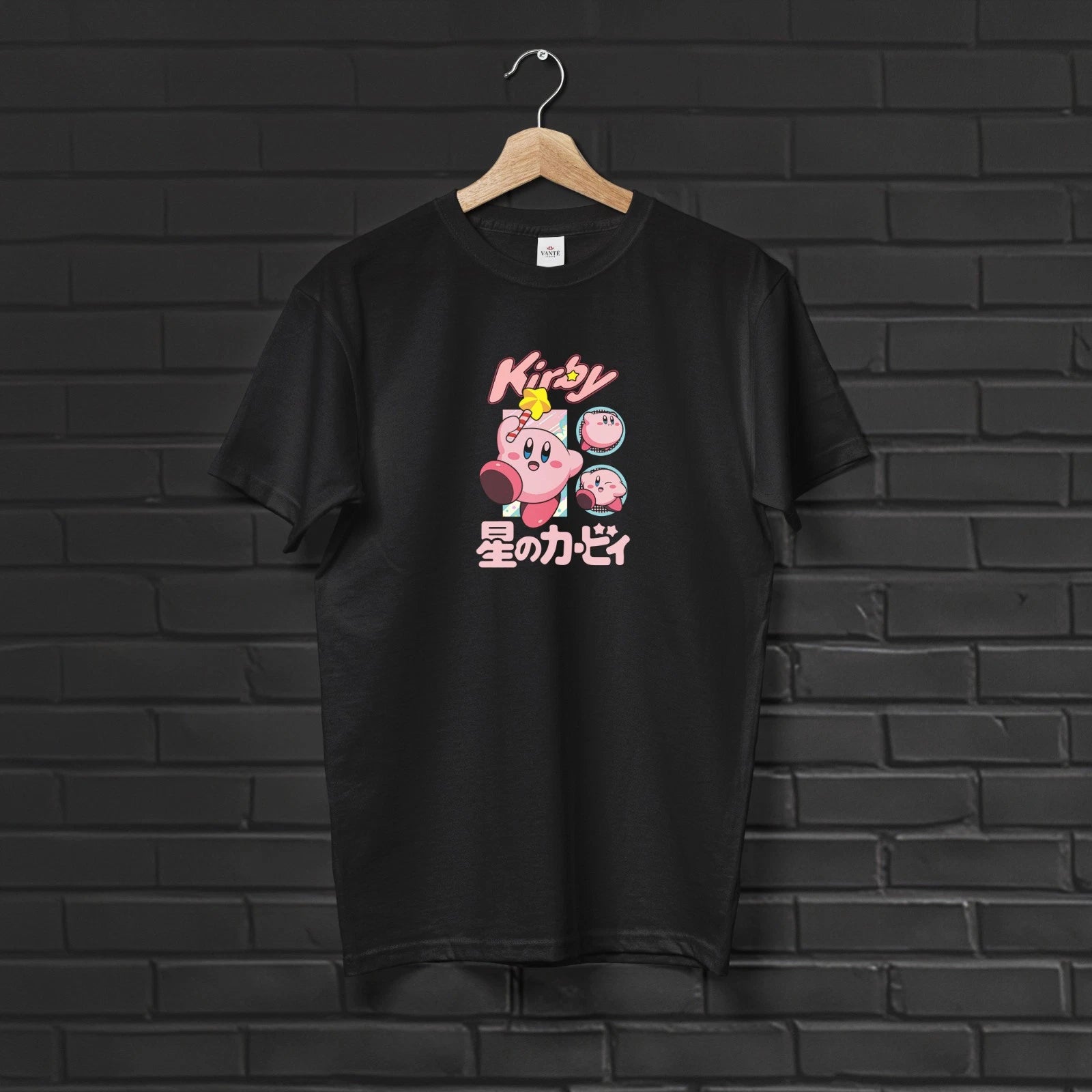 Kirby of the Stars Graphic Tee Shirt Retro Nintendo Gaming Men’s Streetwear Top