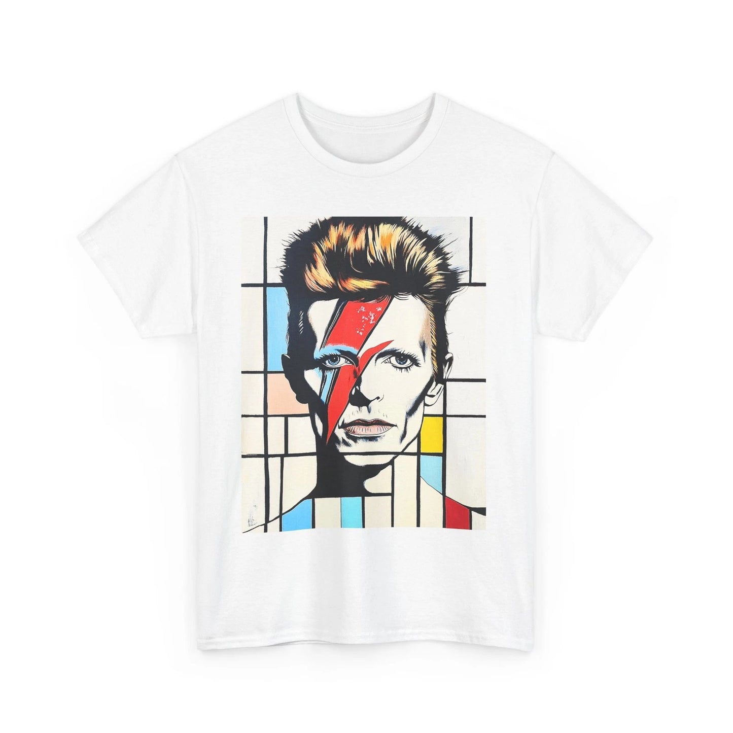 DAVID BOWIE POP ART TEE TSHIRT GIFT MEN WOMEN GRUNGE SHIRT 80S CLASSIC ROCK PUNK