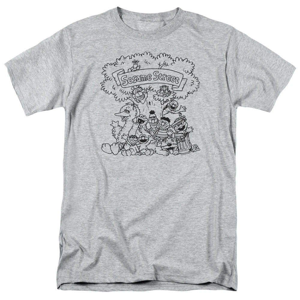 Sesame Street "Simple Street" T-Shirt - Regular or Tank - to 5X