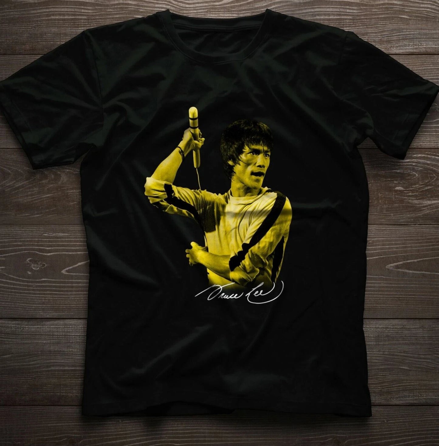 Game of Death Movie BRUCE LEE MMA Martial Arts Jeet Kune Do Black T-Shirt