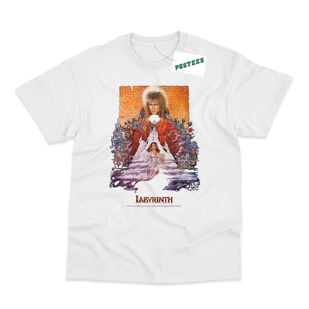 Retro Movie Poster Inspired by Labyrinth Direct To Garment Printed T-Shirt