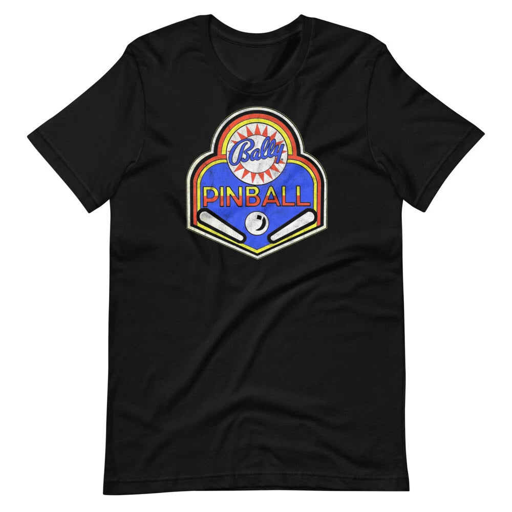 BALLY PINBALL Retro Style Graphic Tee Shirt Unisex t-shirt