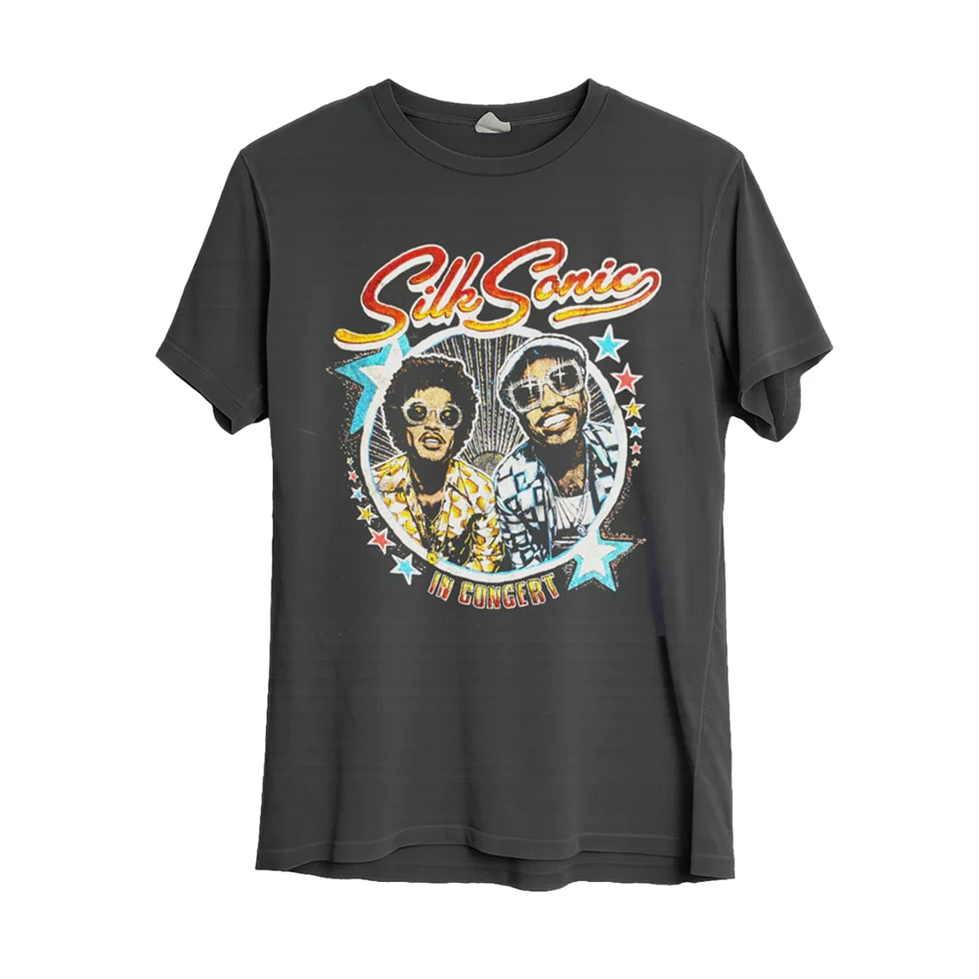 Bruno Mars Silk Sonic In Concert The Romantic Tour Graphic Unisex T-shirt S-5XL