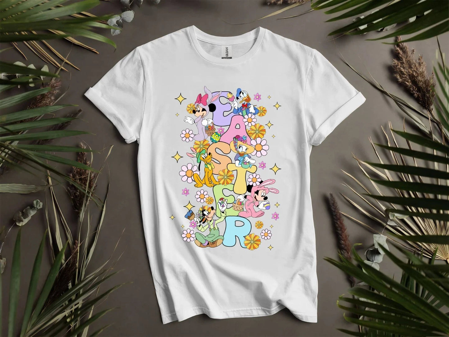 Easter Mickey's Friends T-shirt T shirt Men Women Unisex Tshirt I175