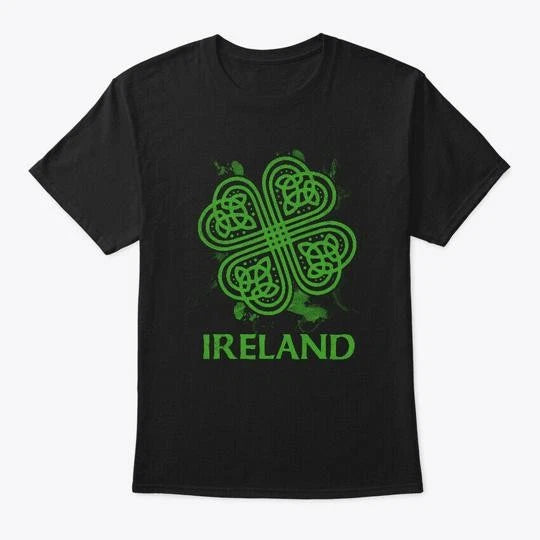 Ireland Irish Celtic Knot St Patricks T-Shirt Made in the USA Size S to 5XL