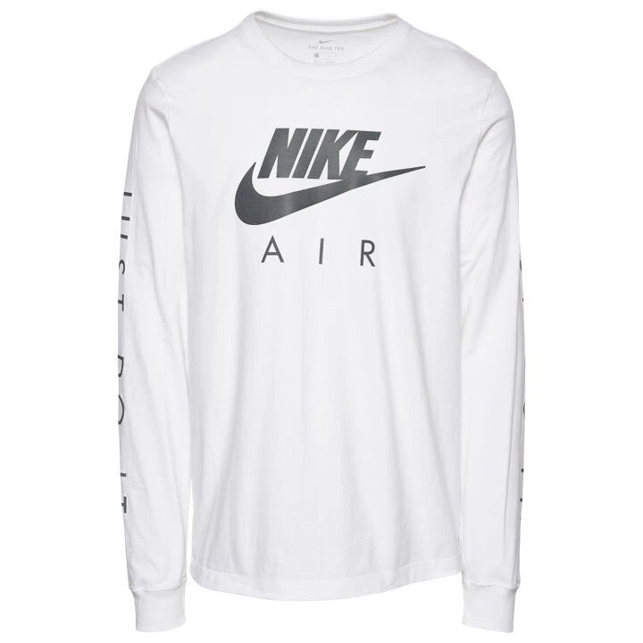 Nike Air Futura Reflective Long Sleeve T-Shirt White/Black Men's XL 2XL BNWT