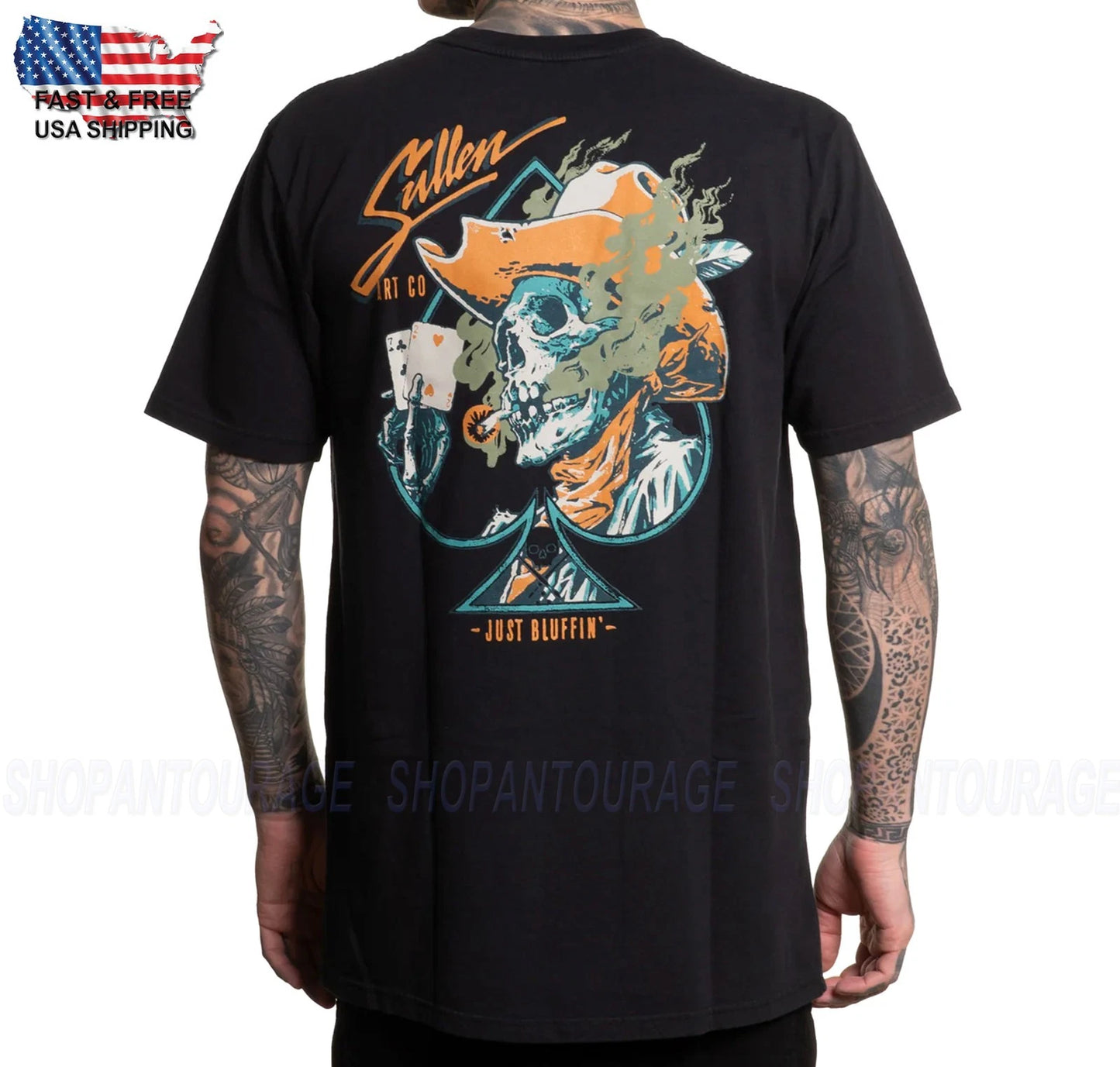 Sullen Art Collective Just Bluffin Premium SCM6901 Men's Short Sleeve T-Shirt