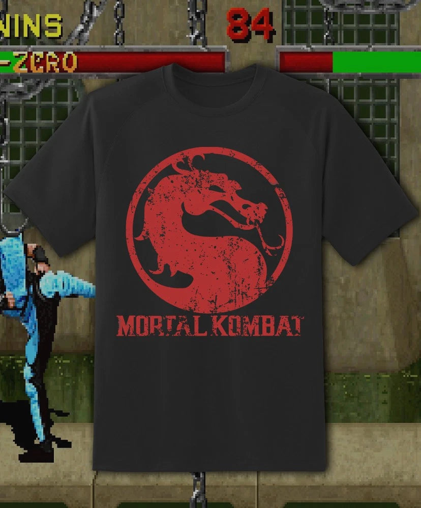 Mortal Kombat Classic Logo Shirt  Adult & Youth sizes up to 6XL Fast Ship!!
