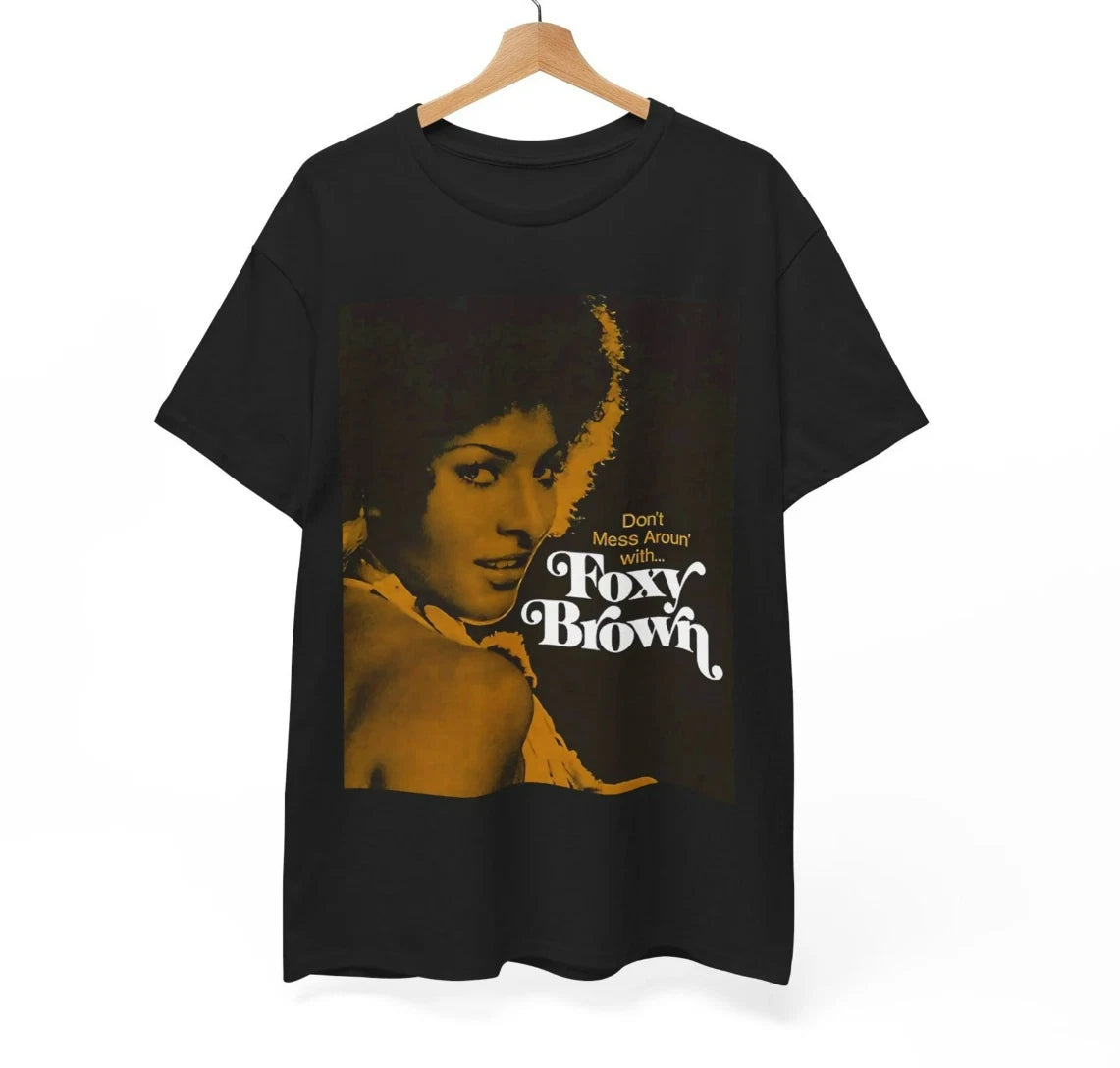 Foxy Brown Pam Grier Blaxploitation 1974 T-shirt