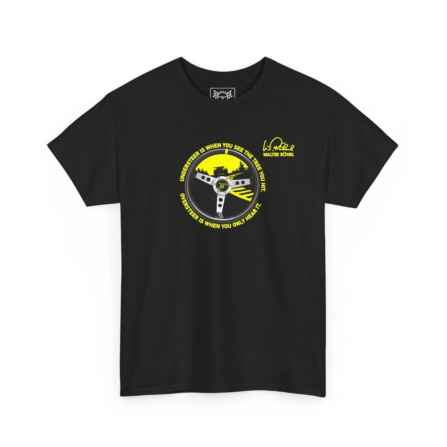 Rally Group B T-Shirt - Walter Röhrl Racing Legend Tee - Motorsport Fans Gift