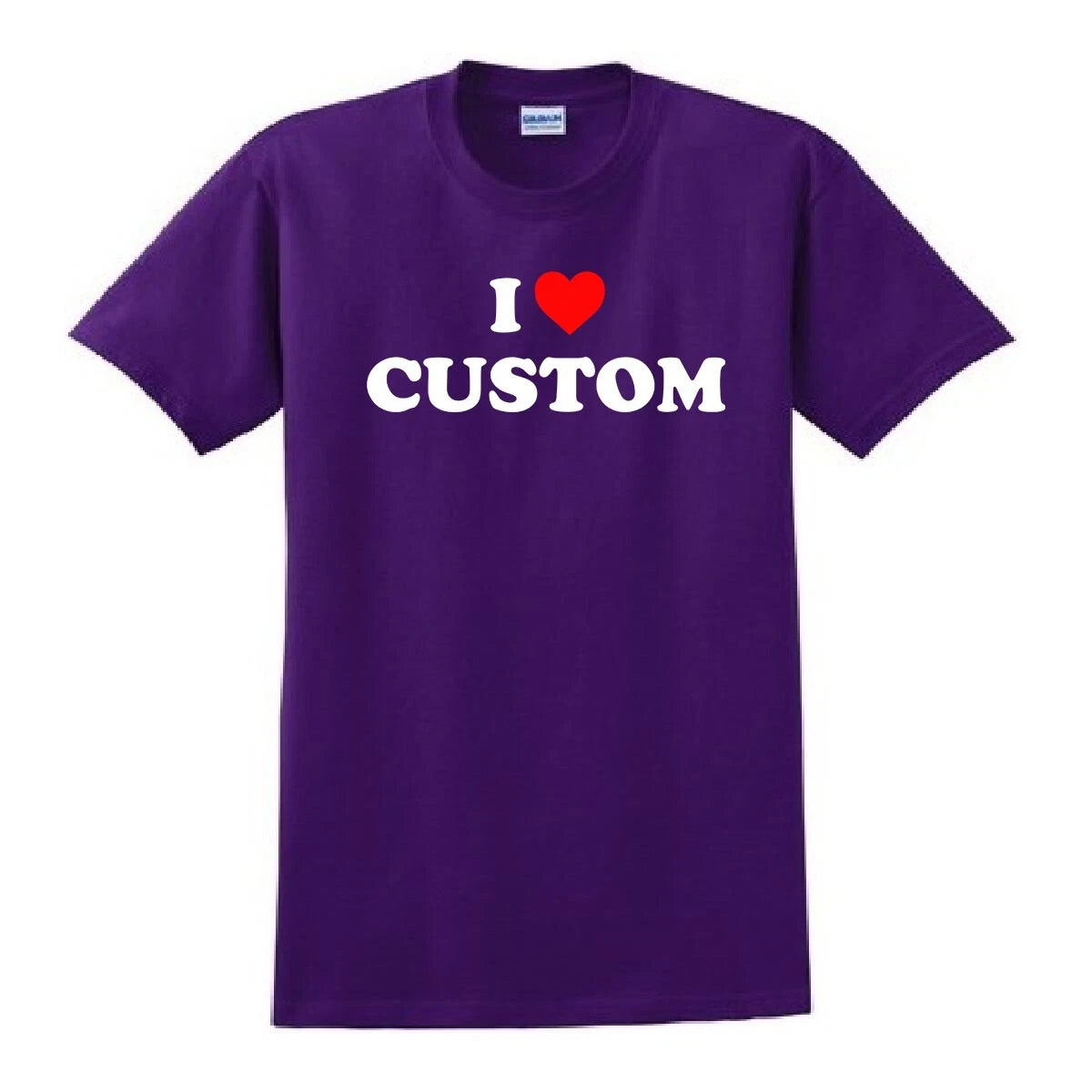 I HEART CUSTOM TEXT NAME NICOLE GIRLFRIEND MY LOVE VALENTINE GF GIFT TEE T-SHIRT