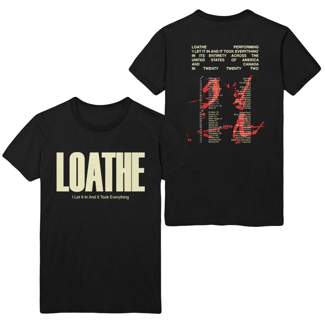 New Loathe Band Heavy Cotton Black All Size T Shirt