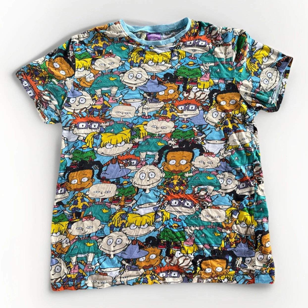 Rugrats Nickelodeon Box Lunch Tee Shirt Size MEDIUM Unisex 90s Cakeworthy