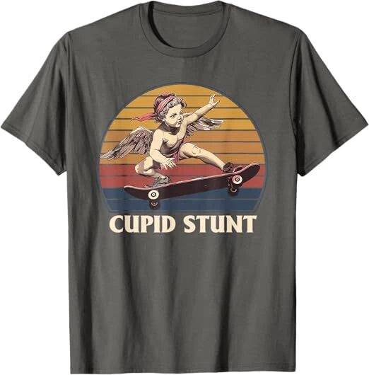 Cupid Stunt Funny Sarcastic Offensive Humor Embarrassing T-Shirt