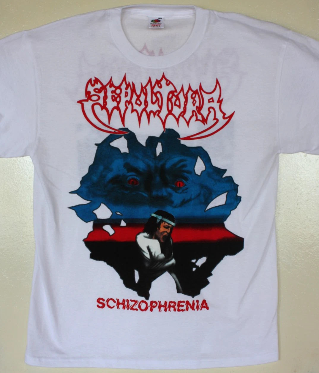 SEPULTURA SCHIZOPHRENIA NEW WHITE T-SHIRT