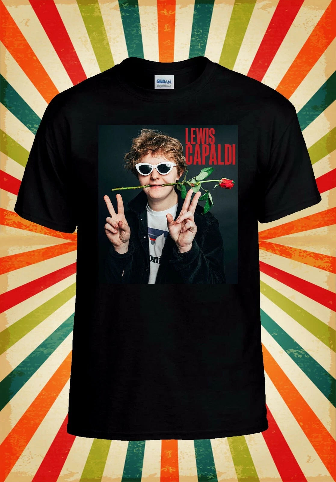 Lewis Capaldi Singer Concert Retro Men Women Vest Tank Top Unisex T Shirt 2337