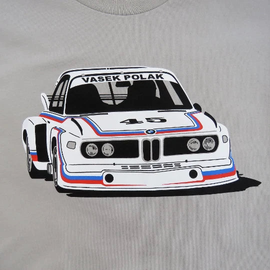 BMW 3.5 CSL T SHIRT E9 RACING RALLY RACE BATMOBILE VASEK POLAK NURBURGRING SCCA