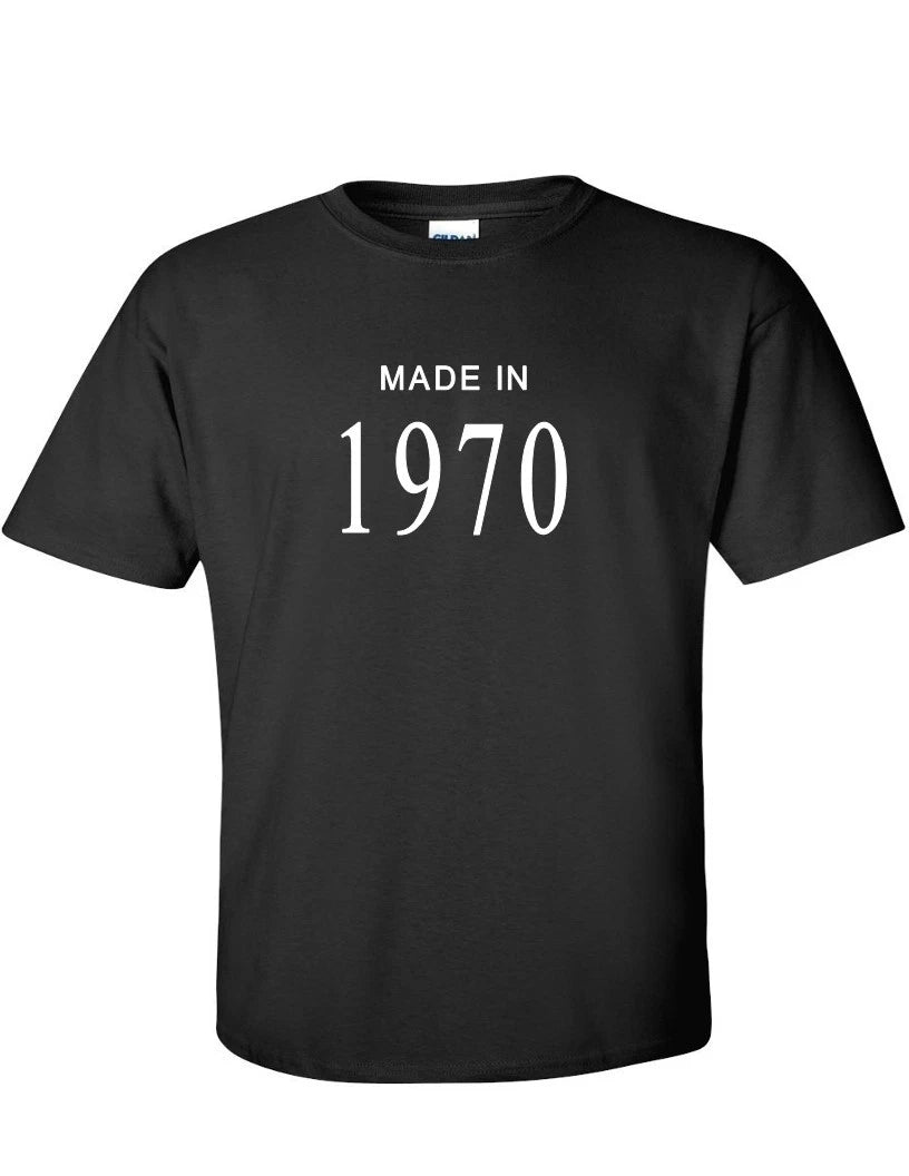 Custom Any Birth Year Personalized Birthday Made In Born Short Sleeve T-shirt