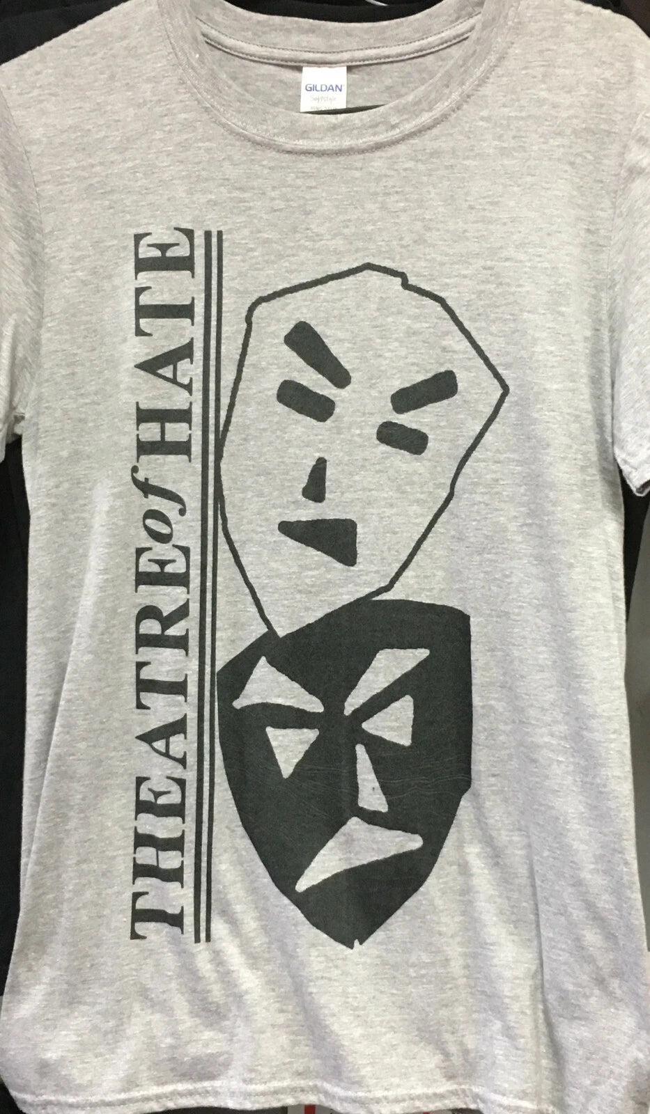 Theatre Of Hate 'Masks' Grey Retro T Shirt - Mult-Sex New -