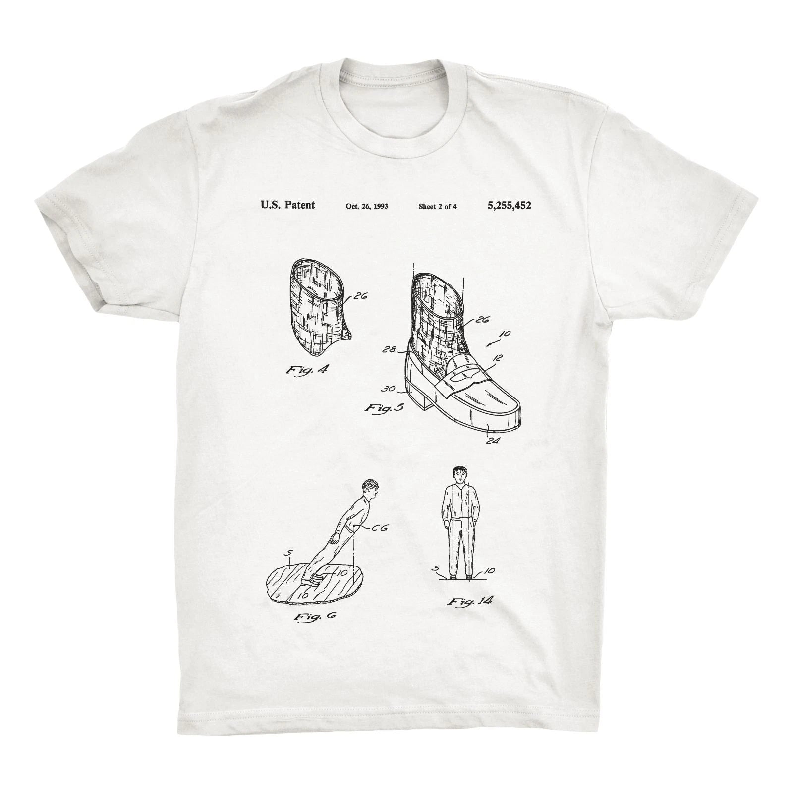Michael Jackson Shirt Patent for Anti Gravity Shoes.  100% Soft Cotton Comfy Tee
