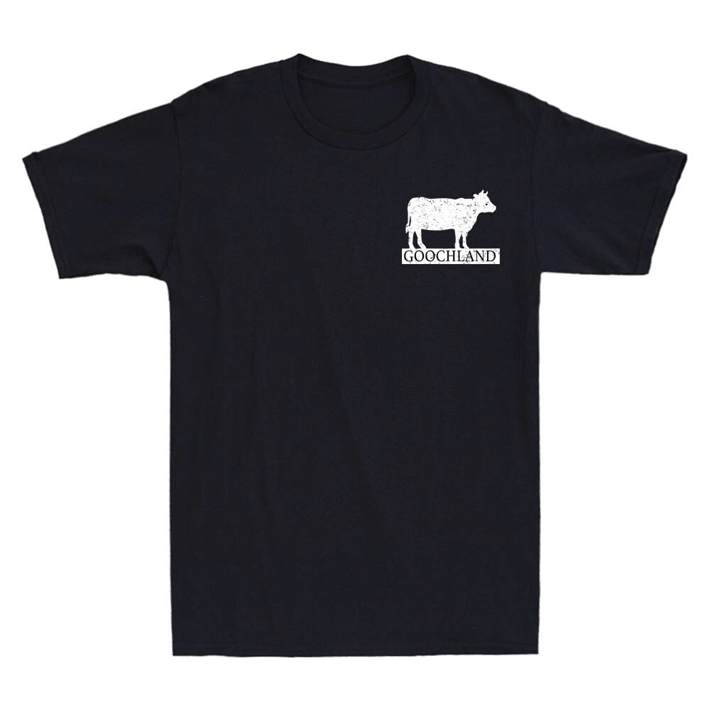 Goochland Cow T-shirt Oliver Anthony Wearing Goochland Vintage Men's T-Shirt Top