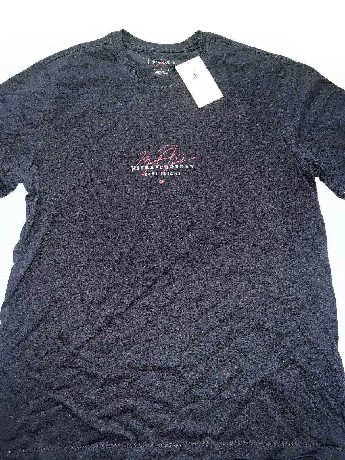 Men's JORDAN Essentials Graphic T-Shirt Black Sz S-XXL $35 DM1440-010