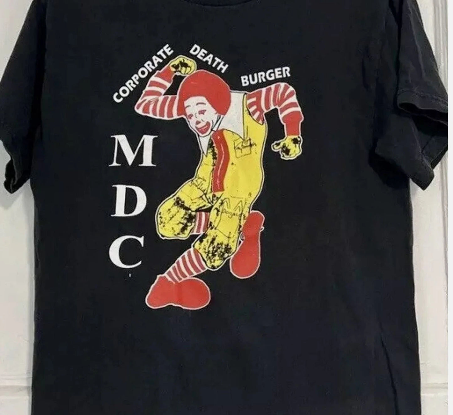 MDC PUNK ROCK BAND ALBUM BLACK T-shirt S-5xl