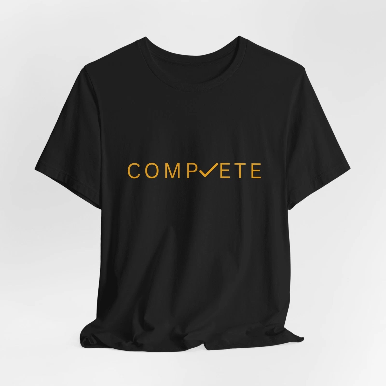 Minimalist T-Shirt for Women or Men "Complete"  - Creative Simple Design Tees