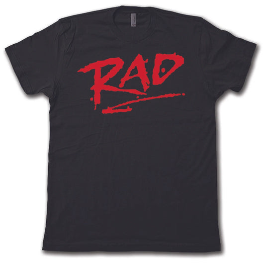 "RAD" SuperCool Retro 80's BMX Movie T-Shirt * SuperSoft Cotton Vintage Feel Tee