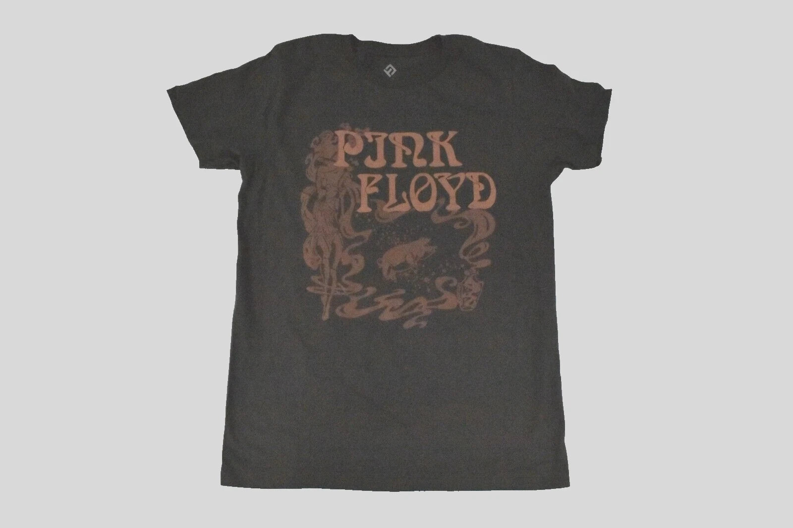 Pink Floyd Men's Soft Hand Screen Print Black Overdye Over Dyed Shirt NWT M,L,XL