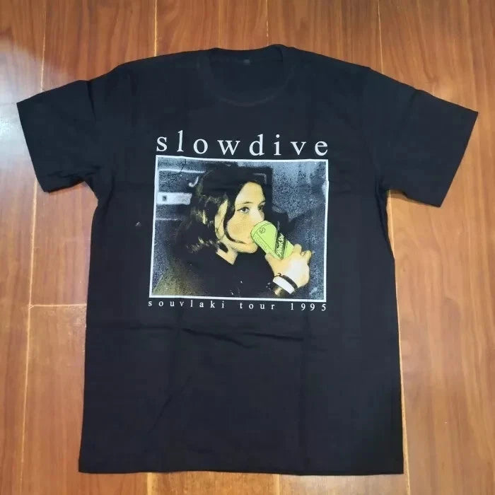 Slowdive Souvlaki Tour 1995 T-shirt Cotton Tee For Men Women S-5XL