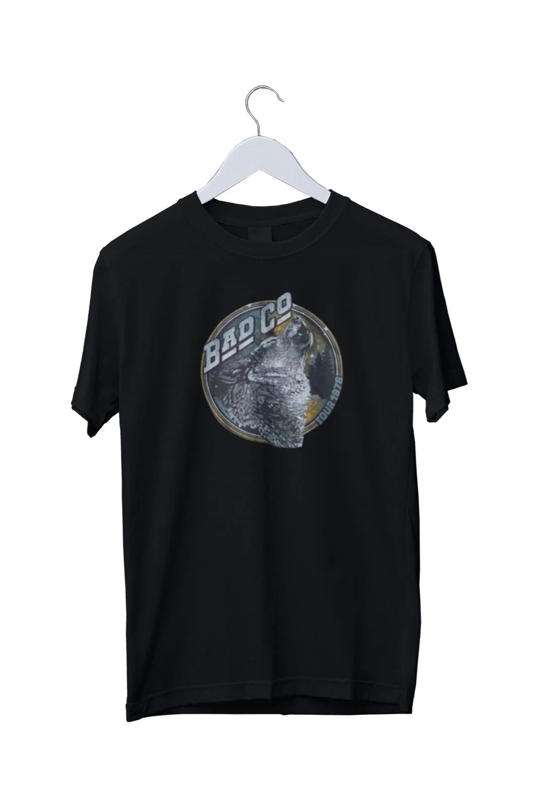 Bad Company Tour 1976 Concert Graphic Print T-Shirt Mens S M L XL 2 3 4 XL