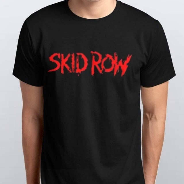 SKID ROW  T-SHIRT sizes S M L XL XXL colours Black, White male female