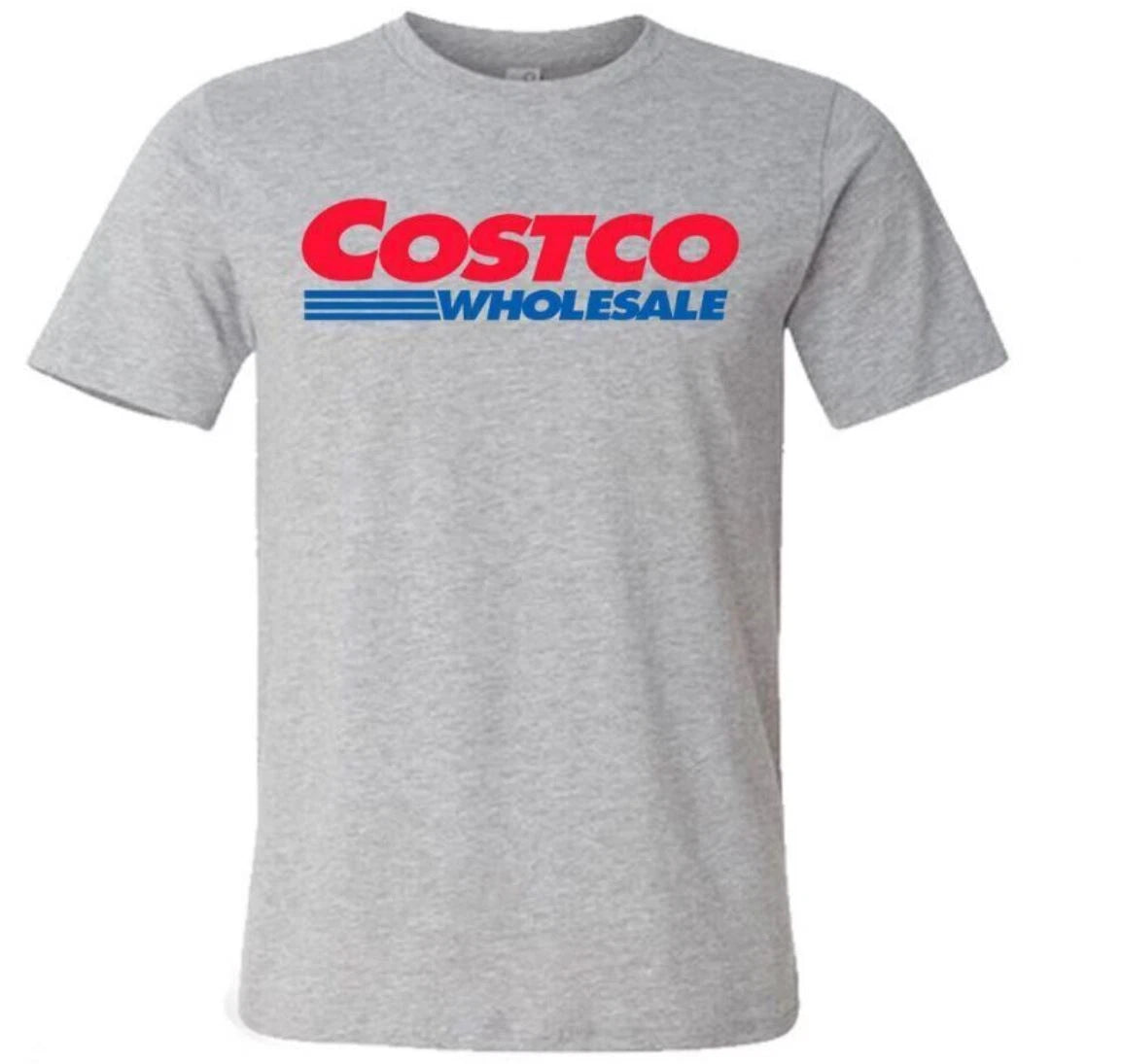 Costco Wholesale Logo Men's Grey T-Shirt Size S-5XL